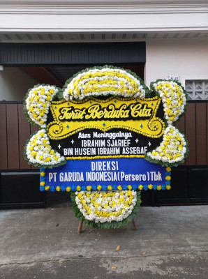 Papan Bunga Duka di Pasar Merah Barat