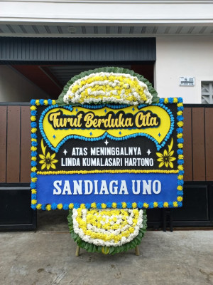 Papan Bunga Duka di Pasar Merah Barat